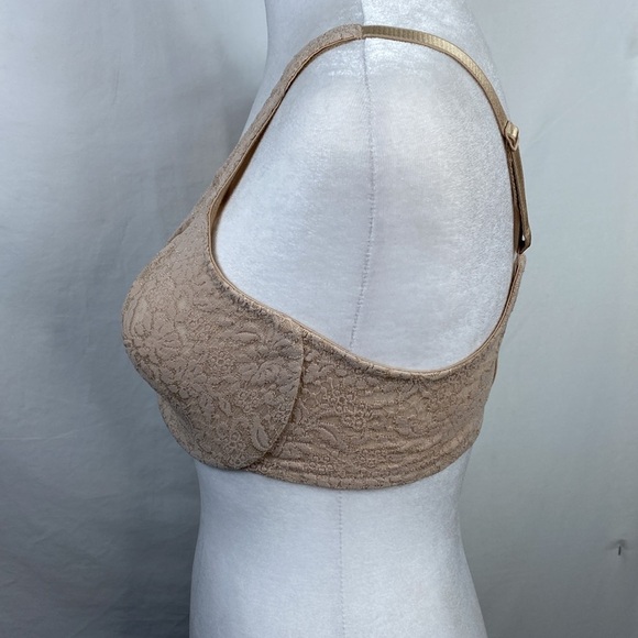 Wacoal 65547 Nude Colored Halo Lace Unloaded Underwire Bra. Size 32DD. - Picture 4 of 15